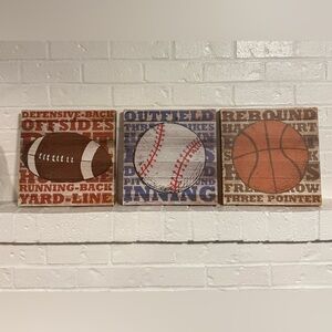 Sports Wall Art Set